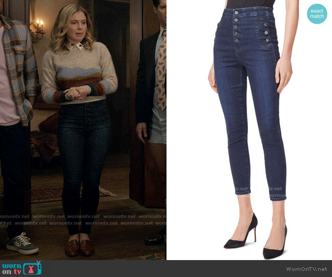 J Brand Natasha Jeans worn by Sam (Rose McIver) on Ghosts