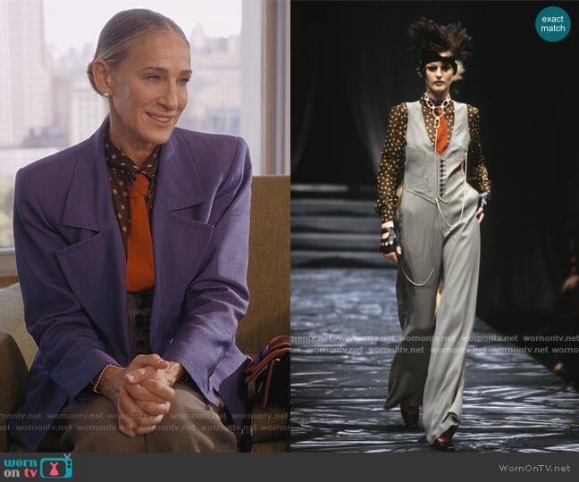 Jean Paul Gaultier 1997 Spring Collection worn by Carrie Bradshaw (Sarah Jessica Parker) on And Just Like That