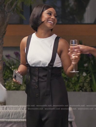 Jojo’s black overalls on Home Economics