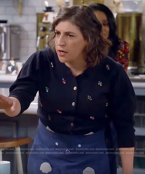 Kat’s crystal embellished cardigan on Call Me Kat