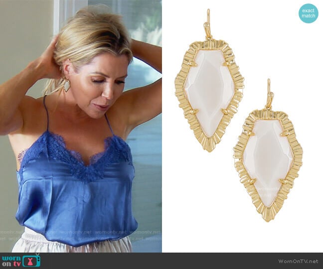 Kendra Scott Tessa Drop Earring worn by Dr. Jen Armstrong on The Real Housewives of Orange County