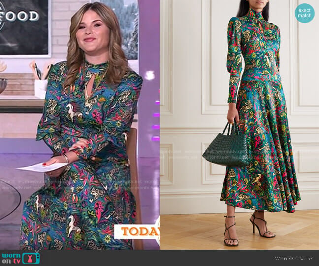La DoubleJ Kenny Dress worn by Jenna Bush Hager on Today