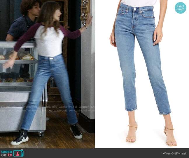 Levis Wedgie Icon Jeans in These Dreams worn by Sarah (Maggie Q) on Pivoting