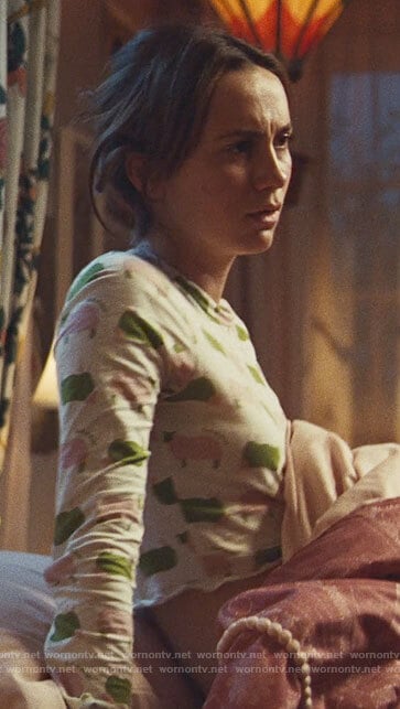Lexi’s sheep print top on Euphoria