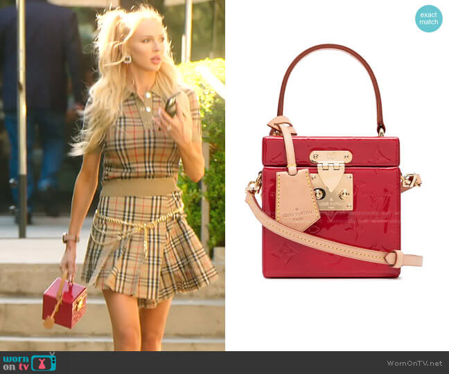 Louis Vuitton Bleecker Box Bag worn by Christine Quinn on Selling Sunset