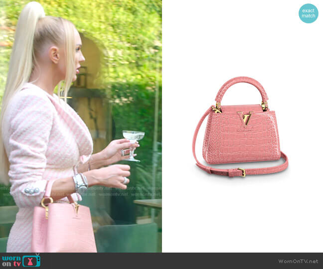 Louis Vuitton Capucines Bag worn by Christine Quinn on Selling Sunset