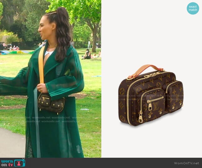 Louis Vuitton Utility Crossbody Bag worn by Amanza Smith on Selling Sunset