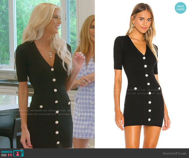 Lovers and Friends Bella Mini Dress worn by Emma Hernan on Selling Sunset