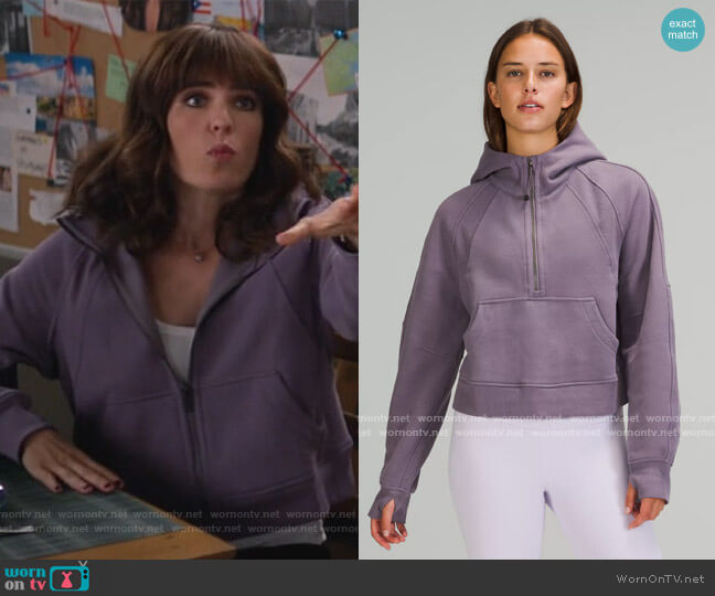 Lululemon Scuba Oversized Half-Zip Hoodie worn by Marina (Karla Souza) on Home Economics
