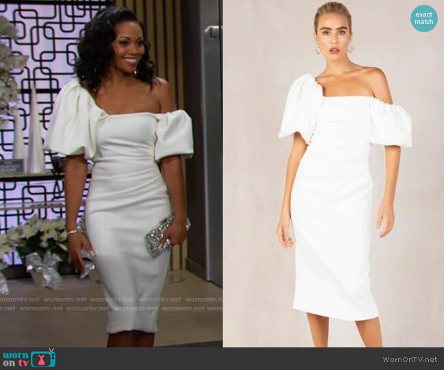 Misha Marisol Dress worn by Amanda Sinclair (Mishael Morgan) on The Young and the Restless