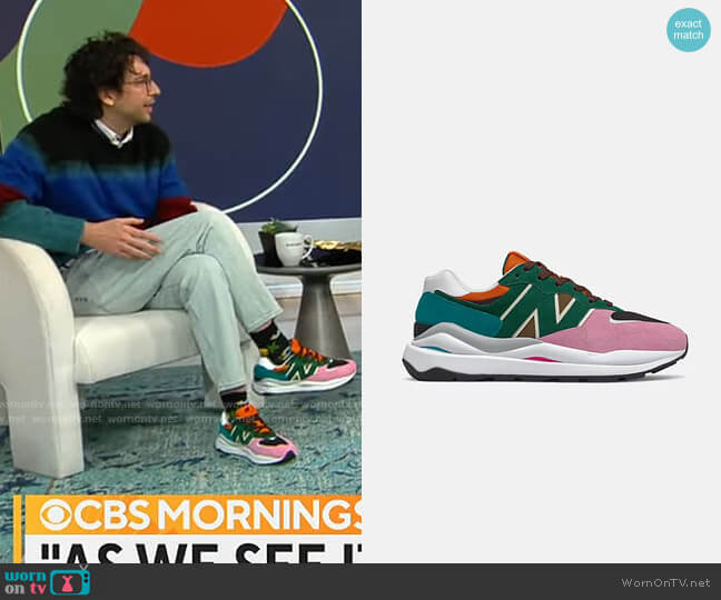 New Balance 57/40 Black with pink lemonade Sneakers