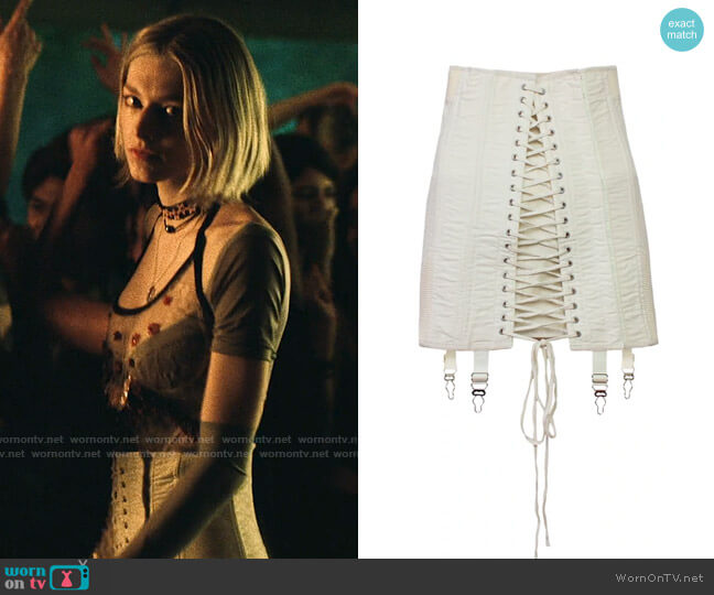 Orseund Iris Gamine Skirt worn by Jules Vaughn (Hunter Schafer) on Euphoria