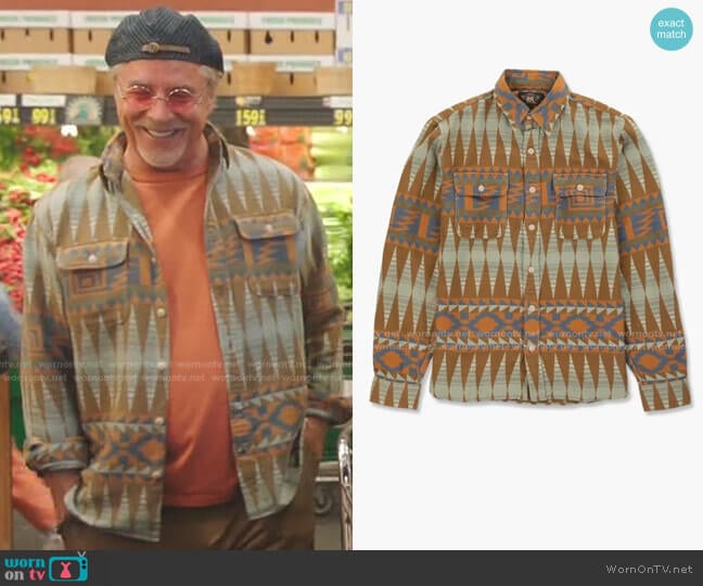 RRL by Ralph Lauren Matlock Long Sleeve Sport Shirt worn by Rick (Don Johnson) on Kenan