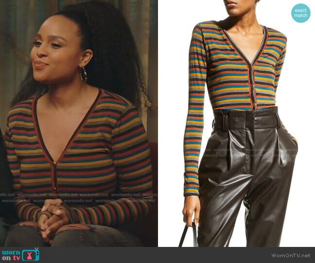 Ramy Brook Jordan Striped Sweater