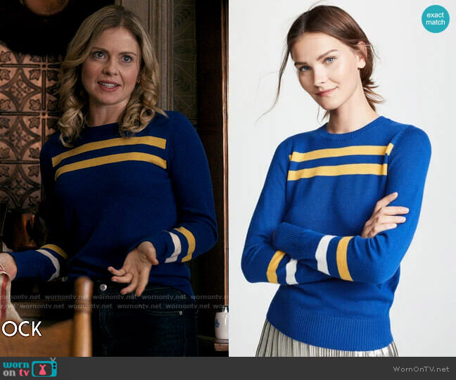 Rebecca Minkoff Marlowe Sweater worn by Sam (Rose McIver) on Ghosts
