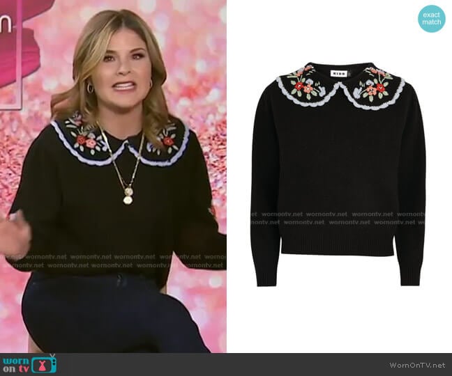 Rixo Lula Sweater worn by Jenna Bush Hager on Today