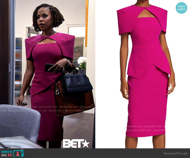 Safiyaa Gilda Dress worn by Andrea Barnes (Kj Smith) on Tyler Perrys Sistas