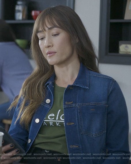 Sarah’s denim jacket on Pivoting