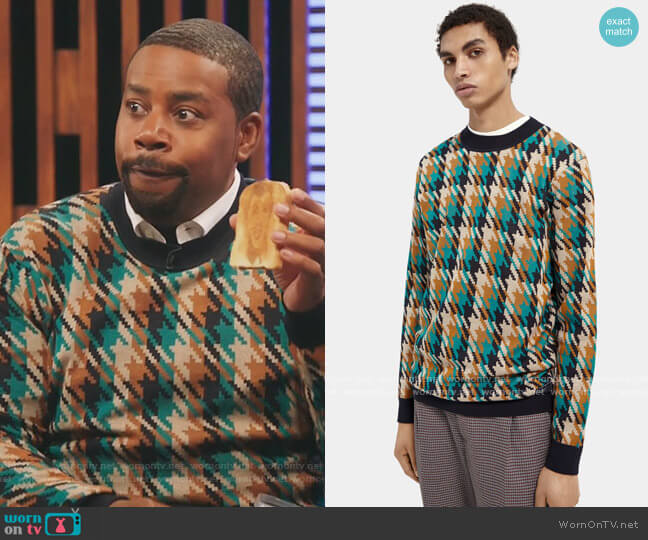 Scotch and Soda Check Sweater worn by Kenan Williams (Kenan Thompson) on Kenan