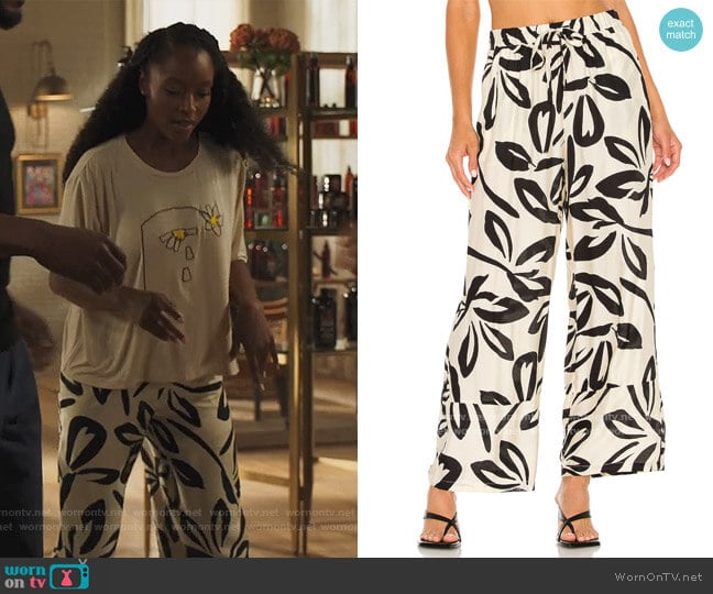 Seafolly Laguna Pant worn by Angela Vaughn (Yaya DaCosta) on Our Kind of People