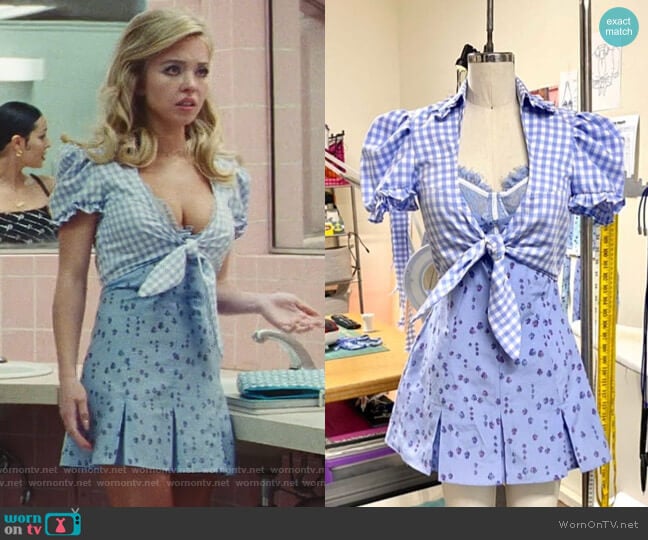 Seth Pratt Custom Outfit worn by Cassie Howard (Sydney Sweeney) on Euphoria