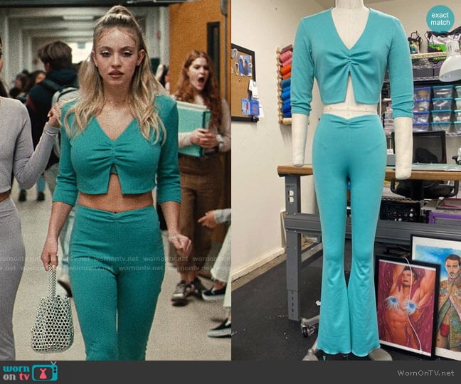 Seth Pratt Custom Maddy Lookalike Outfit worn by Cassie Howard (Sydney Sweeney) on Euphoria