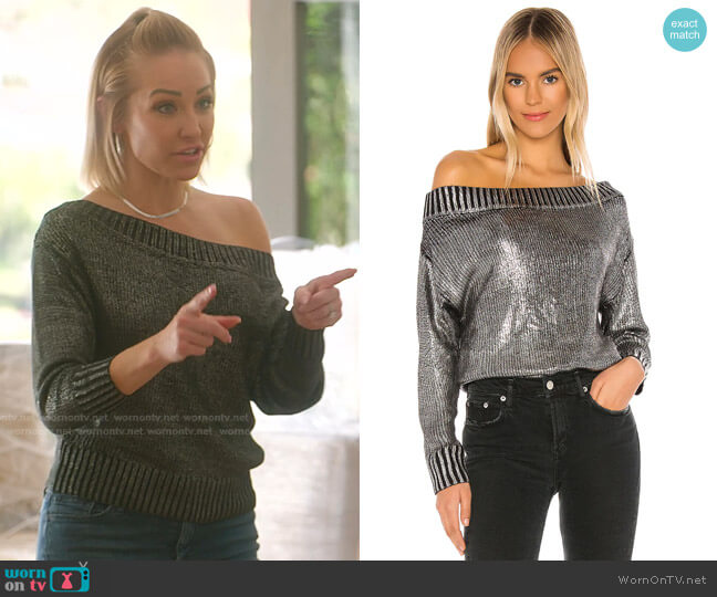 Superdown Marla Sweater worn by Mary Fitzgerald on Selling Sunset