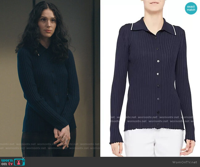 Theory Wool Knit Polo