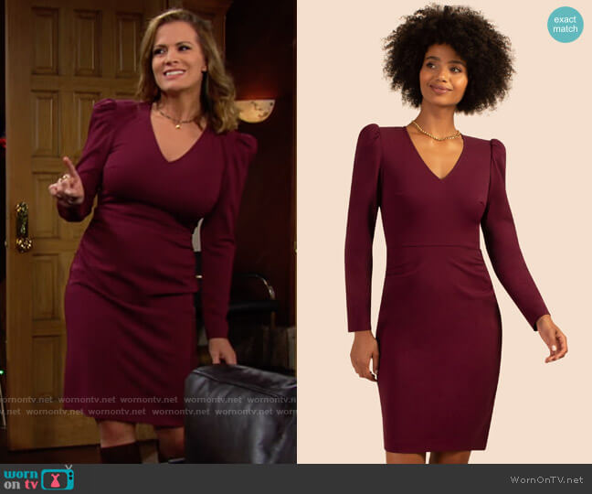 Trina Turk Encouraging Dress worn by Chelsea Lawson (Melissa Claire Egan) on The Young and the Restless