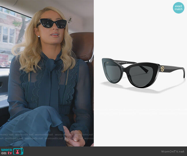 Versace VE4388 Sunglasses worn by Paris Hilton on Paris in Love