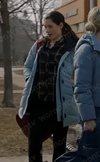 Violet’s white puffer jacket on Chicago Fire