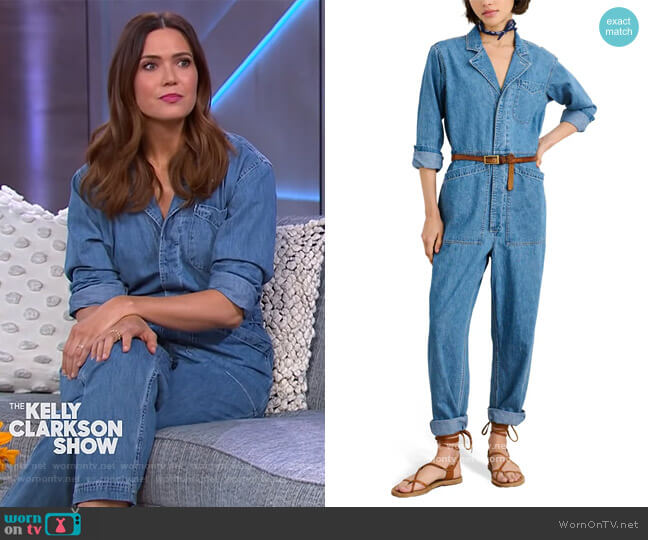 Alex Mill Standard Long Sleeve Denim Jumpsuit