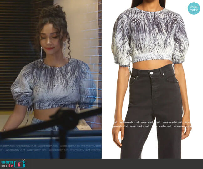All Saints Asta Pembury Crop Top worn by Layla Keating (Greta Onieogou) on All American