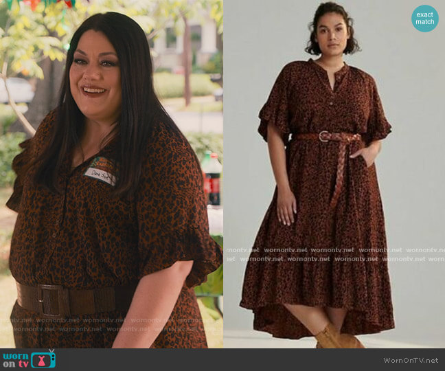 Anthropologie Antoinette Maxi Dress worn by Dana Sue Sullivan (Brooke Elliott) on Sweet Magnolias
