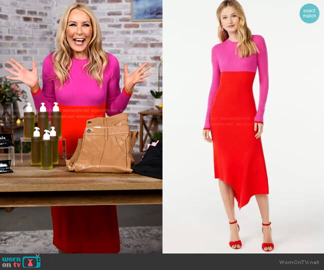 Scoop Asymmetrical Dress worn by Chassie Post on Today