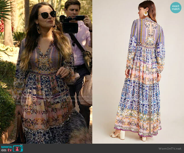 Bhanuni by Jyoti Anastasia Maxi Dress worn by Rachel Williams (Katie Lowes) on Inventing Anna