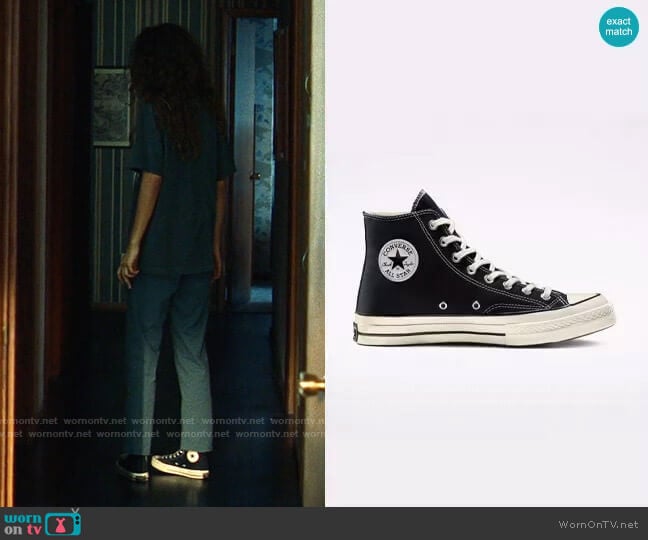 Converse Chuck 70 Hi Top Sneakers worn by Rue Bennett (Zendaya) on Euphoria