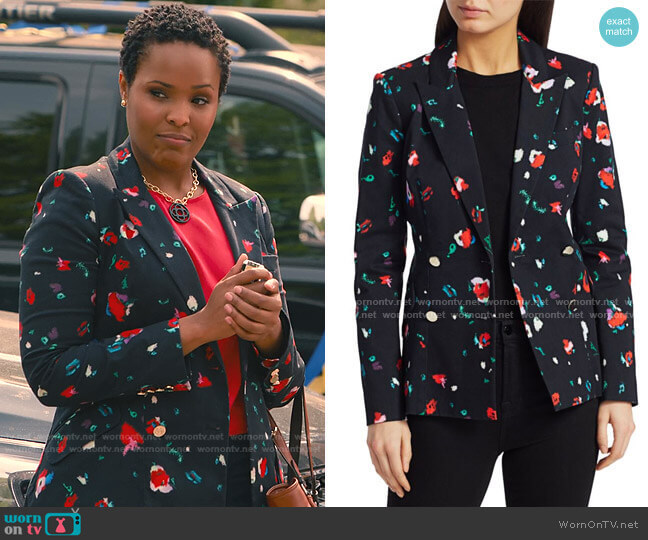 Derek Lam 10 Crosby Floral Rodeo Blazer