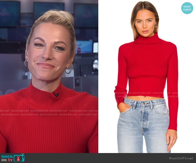 Alice + Olivia Irena Mock Neck Sweater