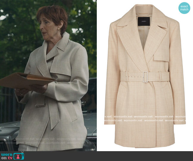 Joseph Chasy belted wool twill jacket