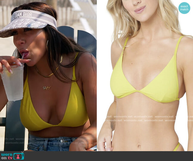 L*Space Millie Bikini Top worn by Melissa Gorga on The Real Housewives of New Jersey