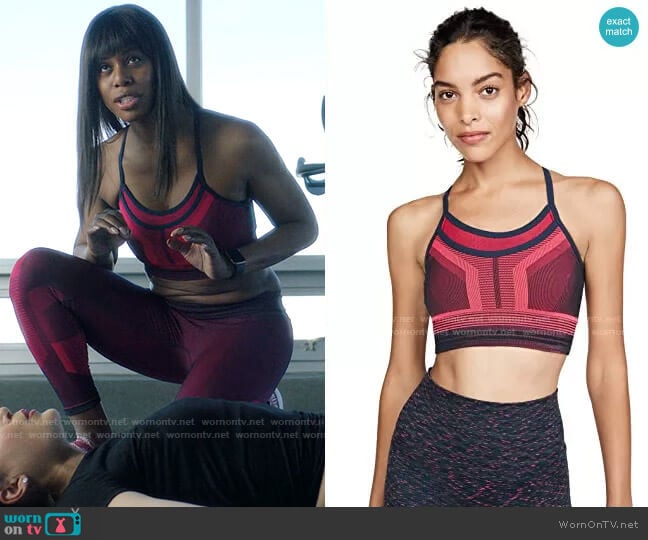 LNDR Cosmos Sports Bra worn by Kacy Duke (Laverne Cox) on Inventing Anna