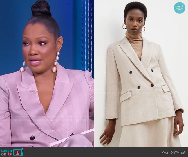 M.M. Lafleur The O'Hara Blazer worn by Garcelle Beauvais on The Real