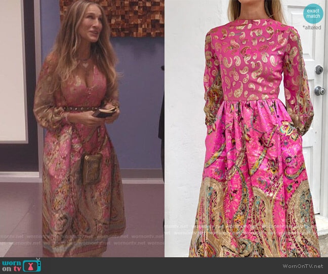 Oscar de la Renta Vintage 1960s Couture Gown worn by Carrie Bradshaw (Sarah Jessica Parker) on And Just Like That