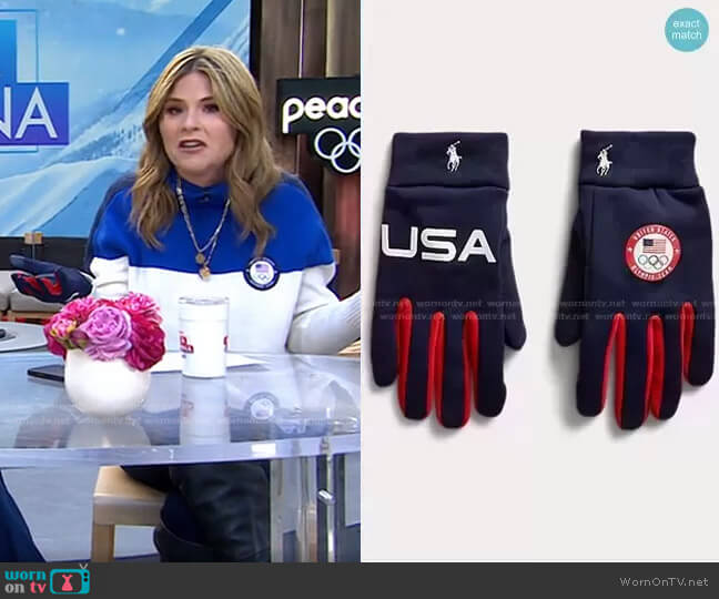 Ralph Lauren Team USA Closing Ceremony Gloves