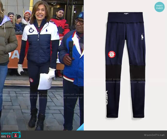 Ralph Lauren Team USA Closing Ceremony Legging worn by Hoda Kotb on Today