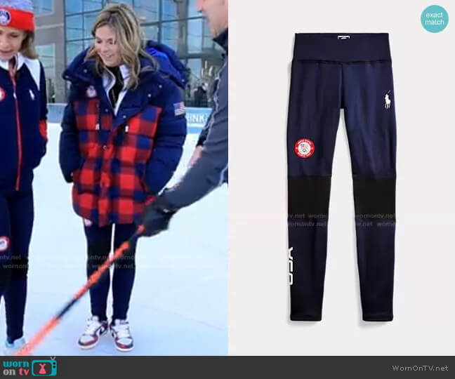 Ralph Lauren Team USA Closing Ceremony Legging worn by Jenna Bush Hager on Today
