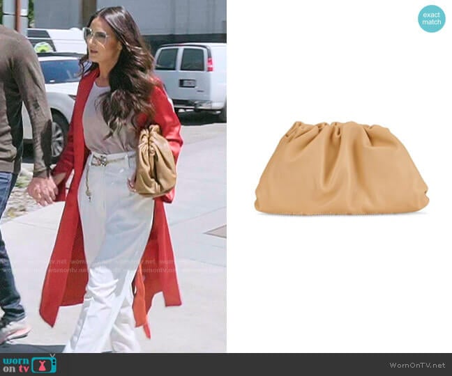 Bottega Veneta The Pouch worn by Lisa Barlow on The Real Housewives of Salt Lake City