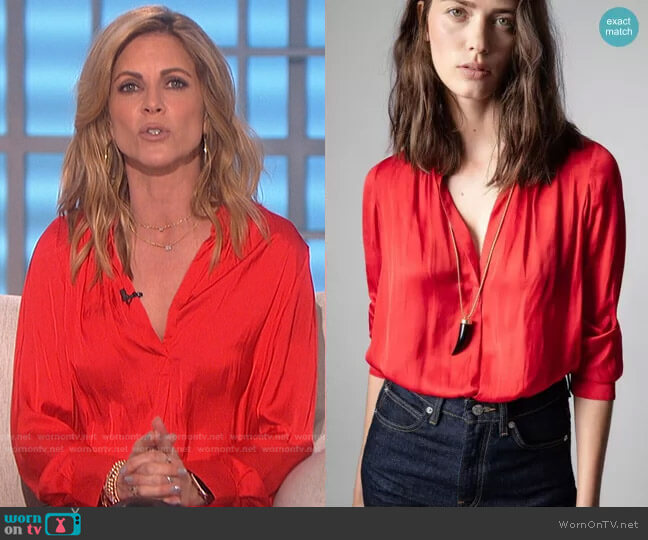 Zadig & Voltaire Tink Tunic worn by Natalie Morales on The Talk