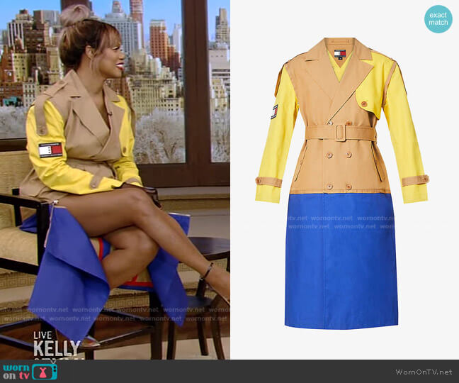 Tommy Hilfiger x Romeo Hunte Double-Breasted Organic-Cotton Trench Coat